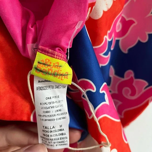 Free People X Agua Bendita• Petra One Piece Swimwuit Beaded - Picture 8 of 12